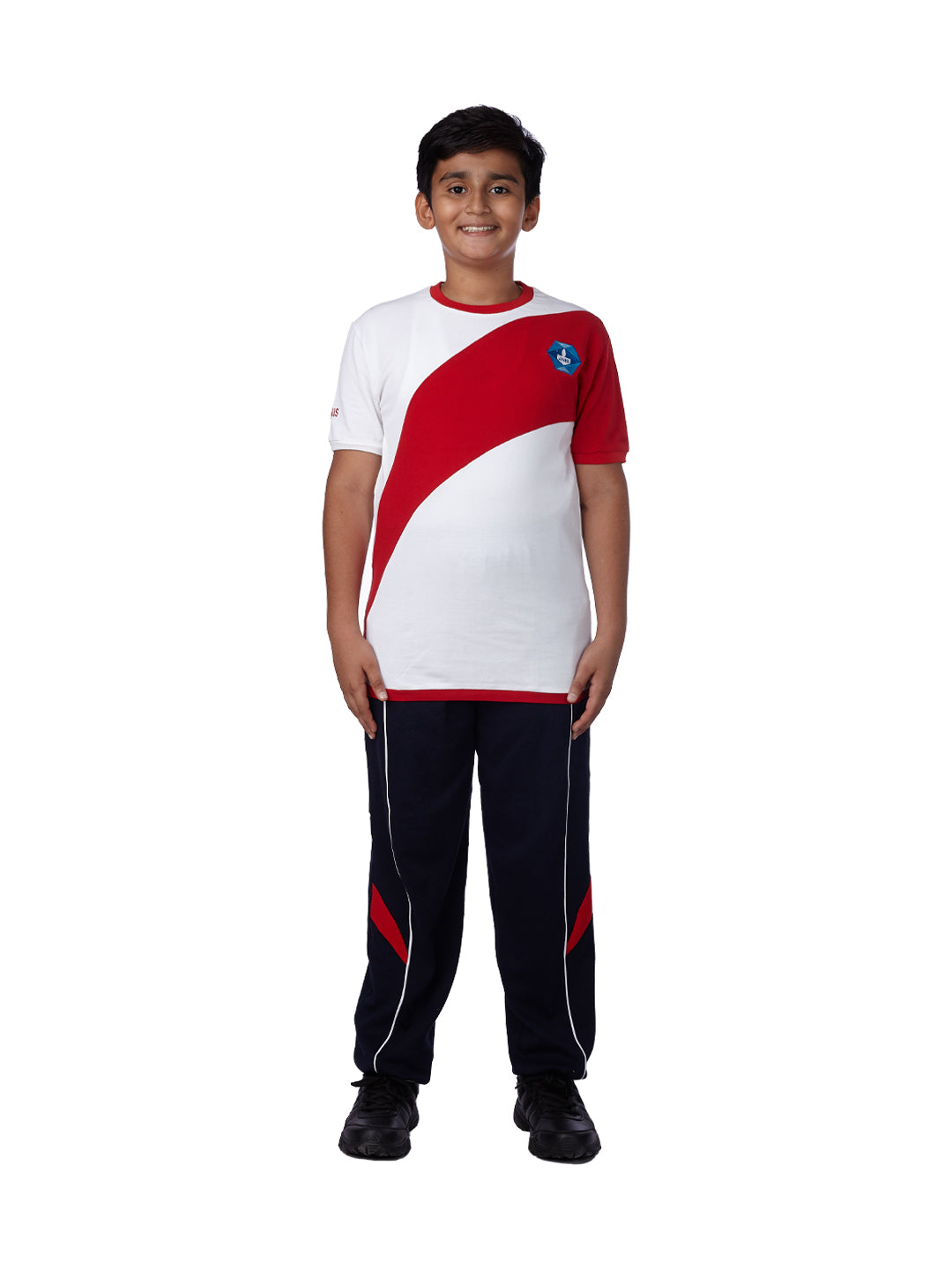 Jamnabhai Secondary Red PT Uniform