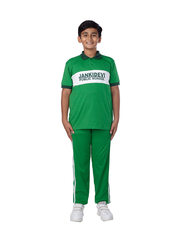 Jankidevi Secondary Boys Green PT Uniform