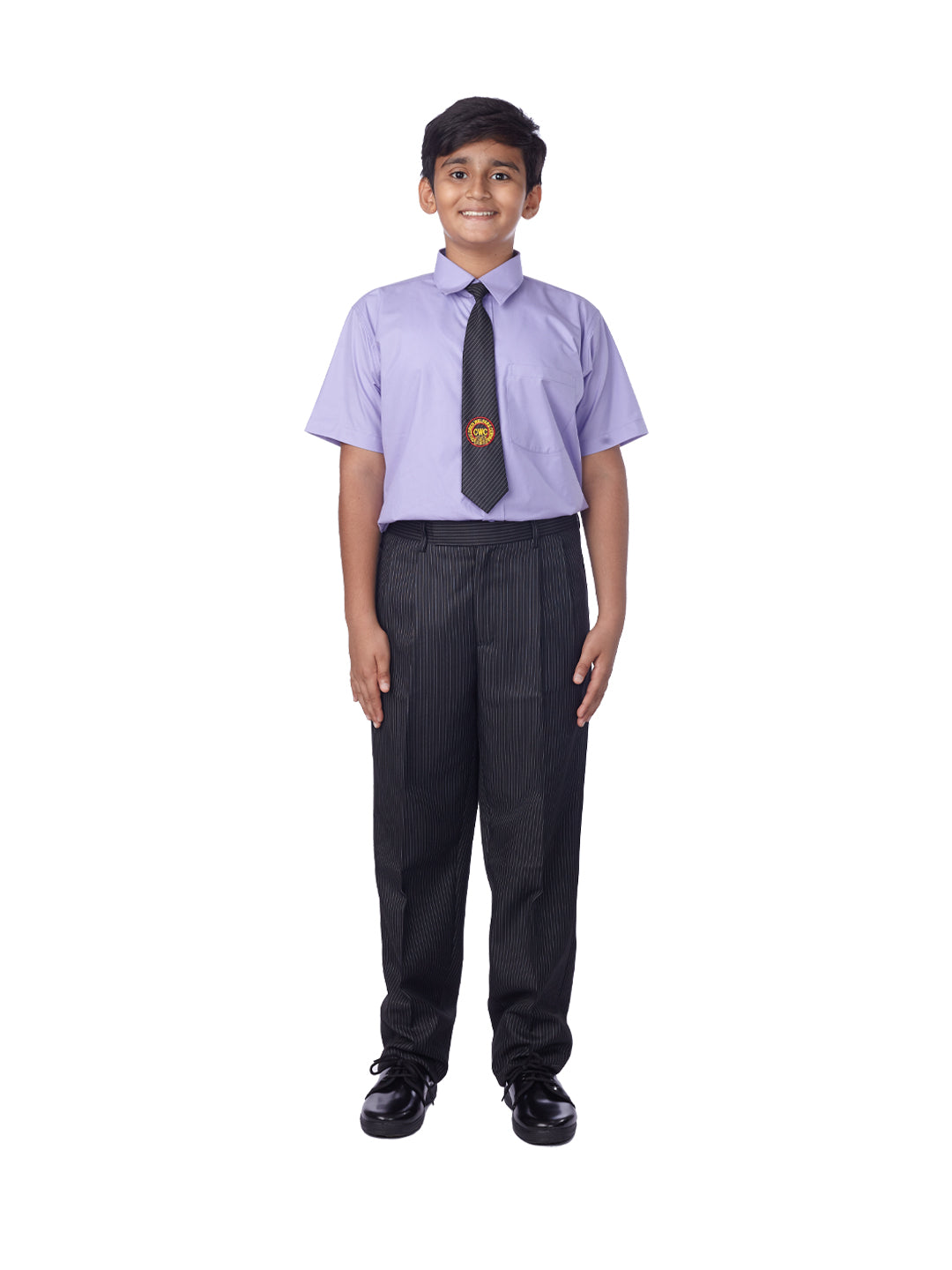 Buy K Uniform कैंची School Uniform Shirt for Boy's and Girl's | Colour -  Pink White | Size - 7 Year to 8 Year at Amazon.in