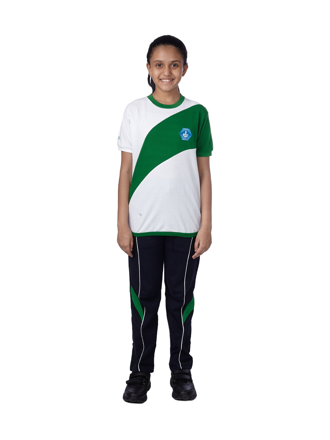 Jamnabhai Secondary Green PT Uniform