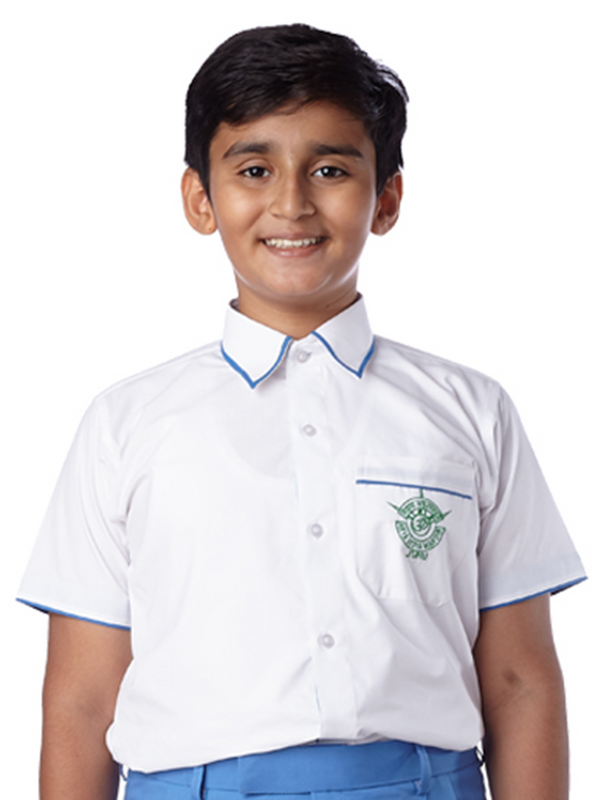 Arya Vidya Secondary Green Logo Shirt