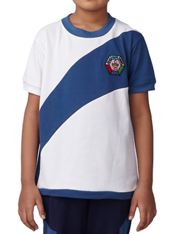 Jamnabhai Boys Dark Blue T-Shirt