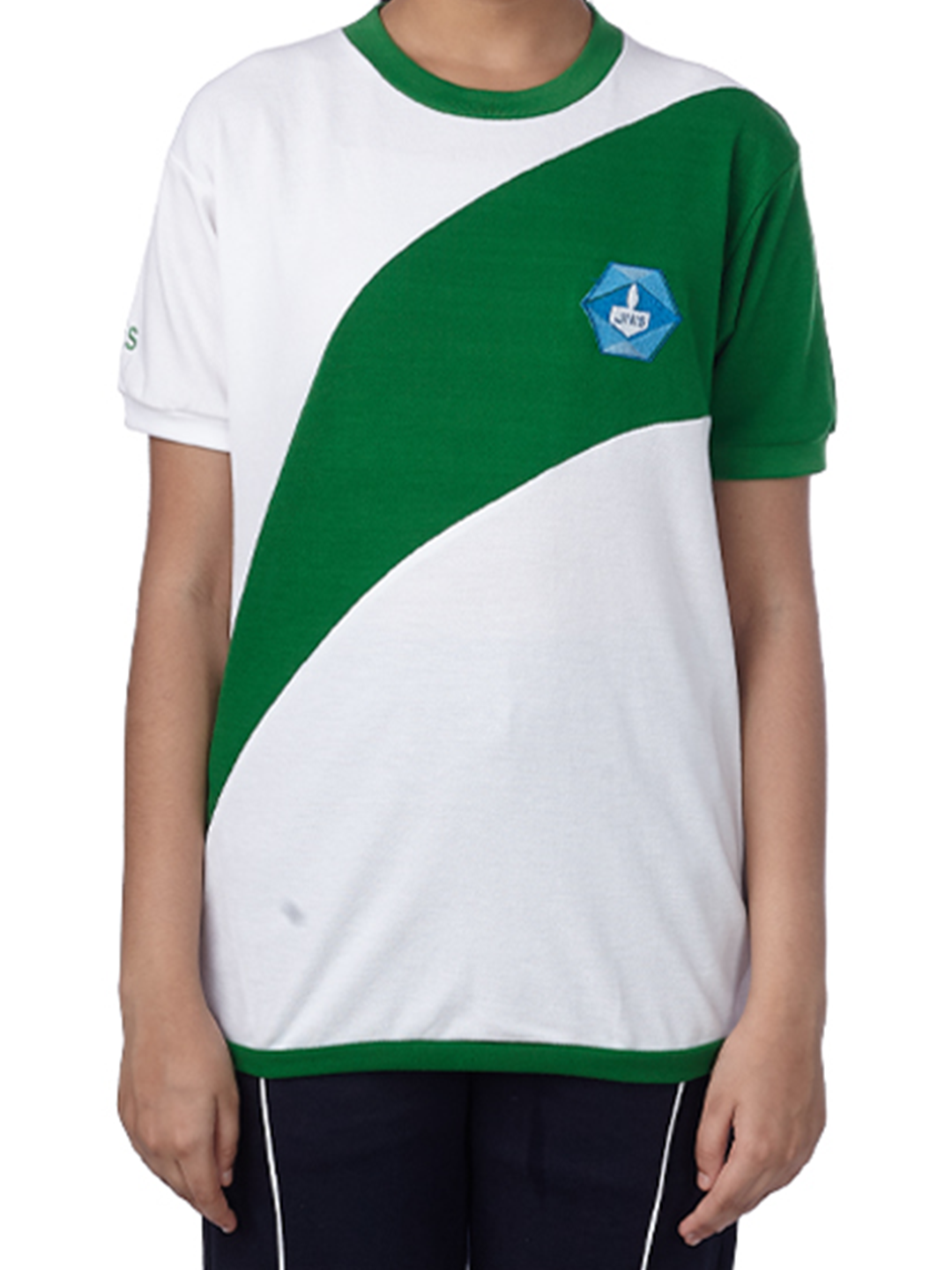 Jamnabhai Girls Green T-Shirt