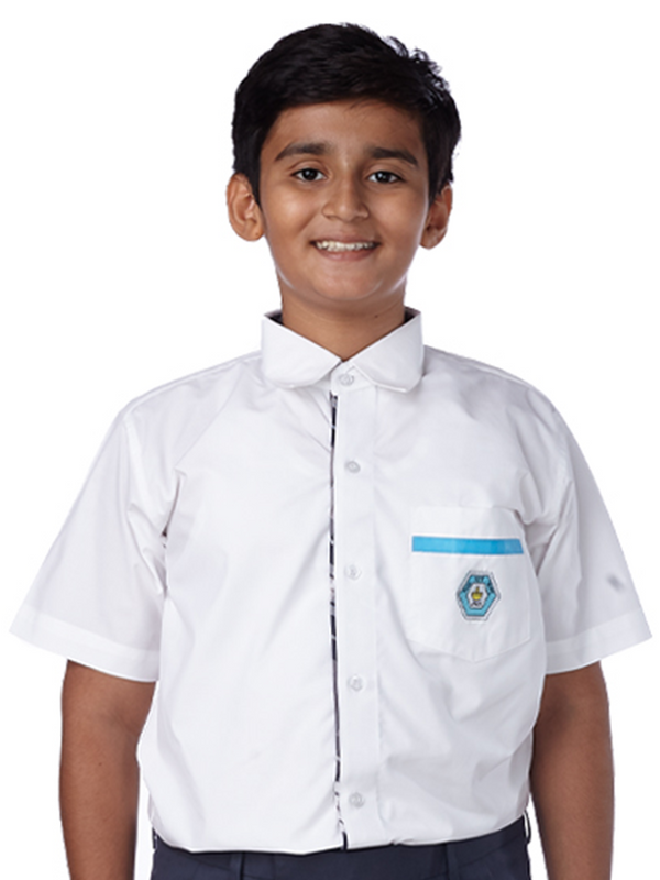 Jamnabhai Secondary Boys Light Blue Shirt