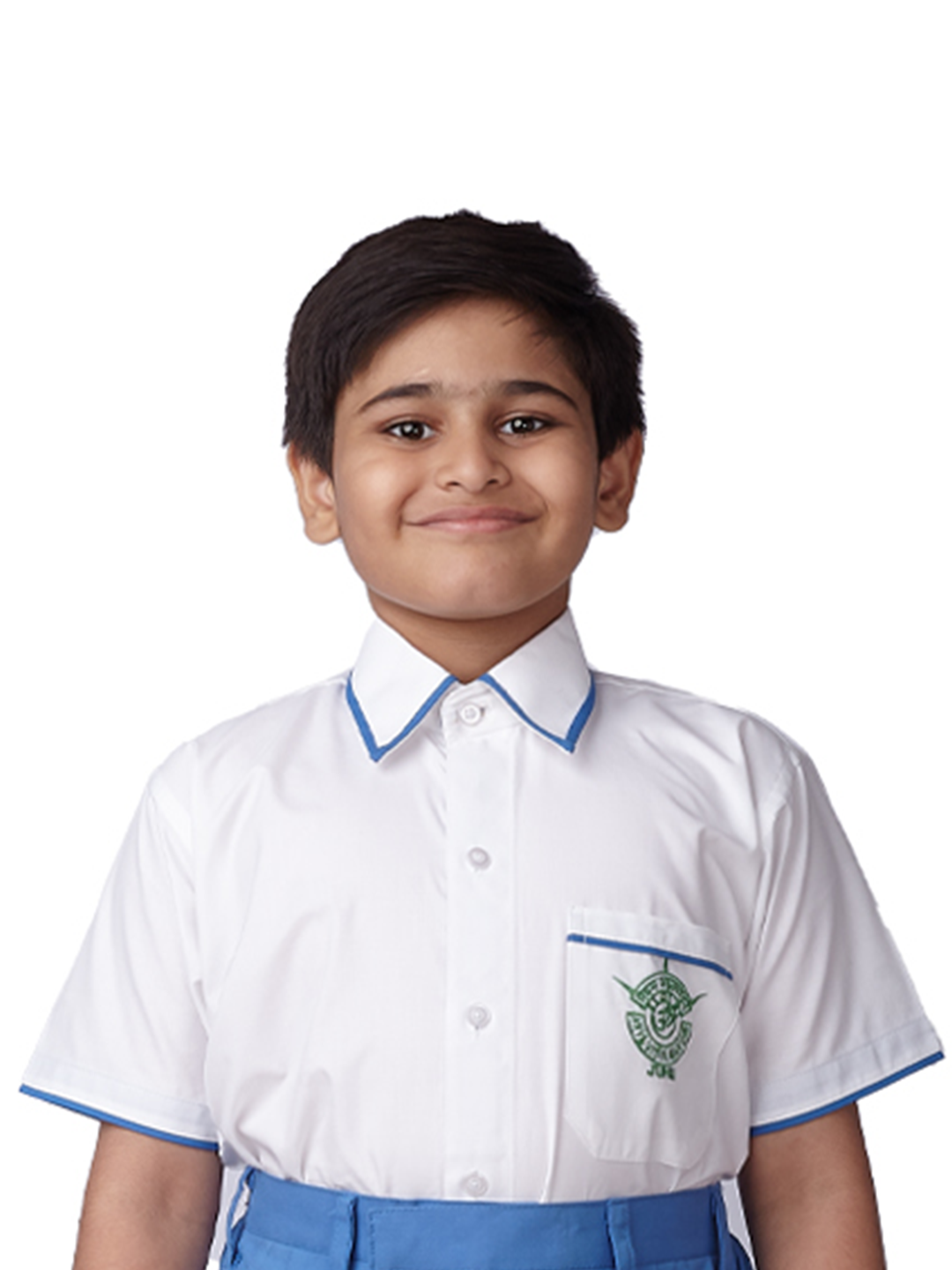 Arya Vidya Green Logo Boys Shirt