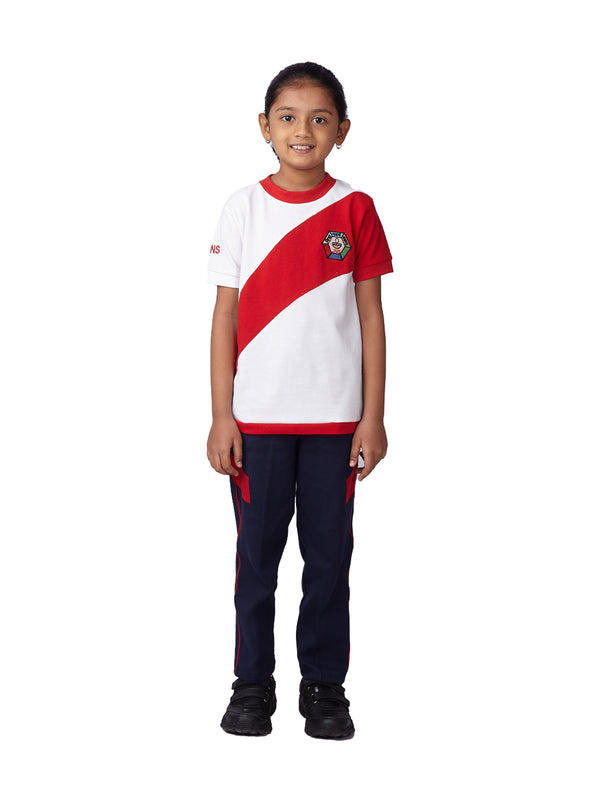 Jamnabhai Primary Red PT Uniform