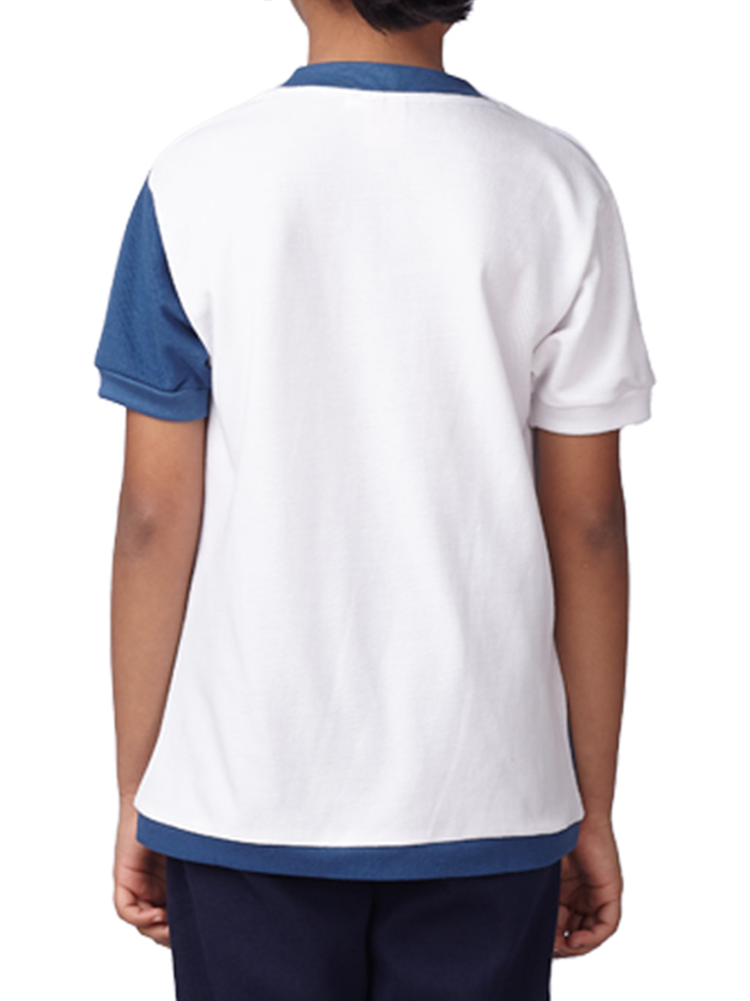 Jamnabhai Boys Dark Blue T-Shirt