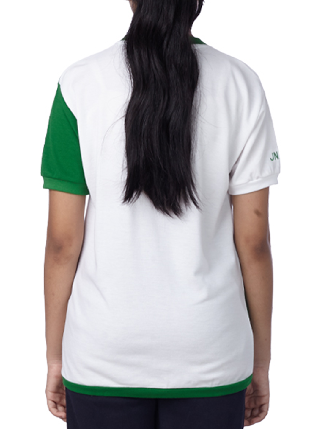 Jamnabhai Girls Green T-Shirt